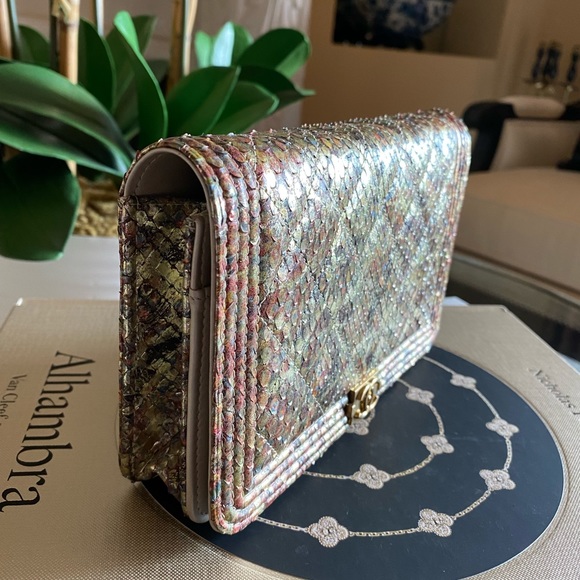 RARE ⭐️Authentic Chanel Python WOC Bag ⭐️ NWT - Picture 10 of 14